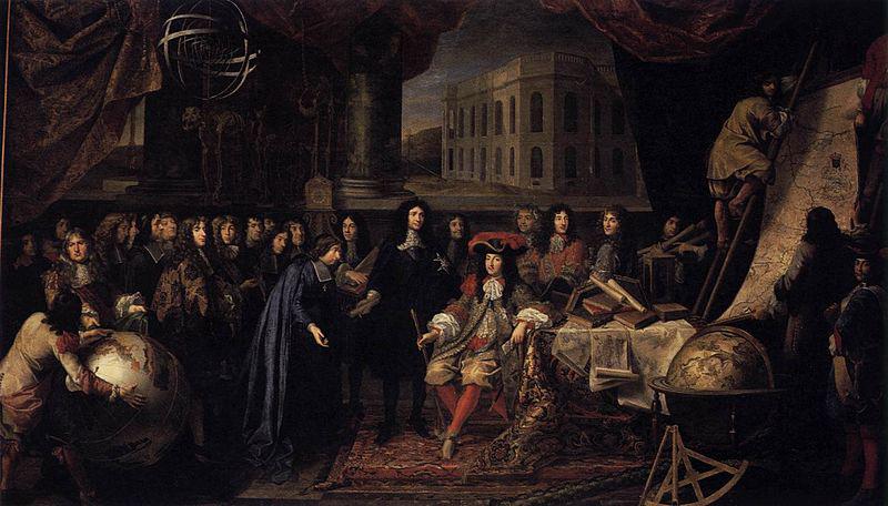 Henri Testelin Colbert Presenting the Members of the Royal Academy of Sciences to Louis XIV in 1667 Sweden oil painting art